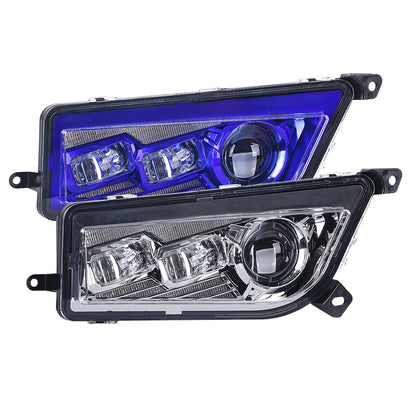 DOT LED Headlights with Turn Signals and DRL for Polaris RZR XP 1000, RZR XP Turbo & More