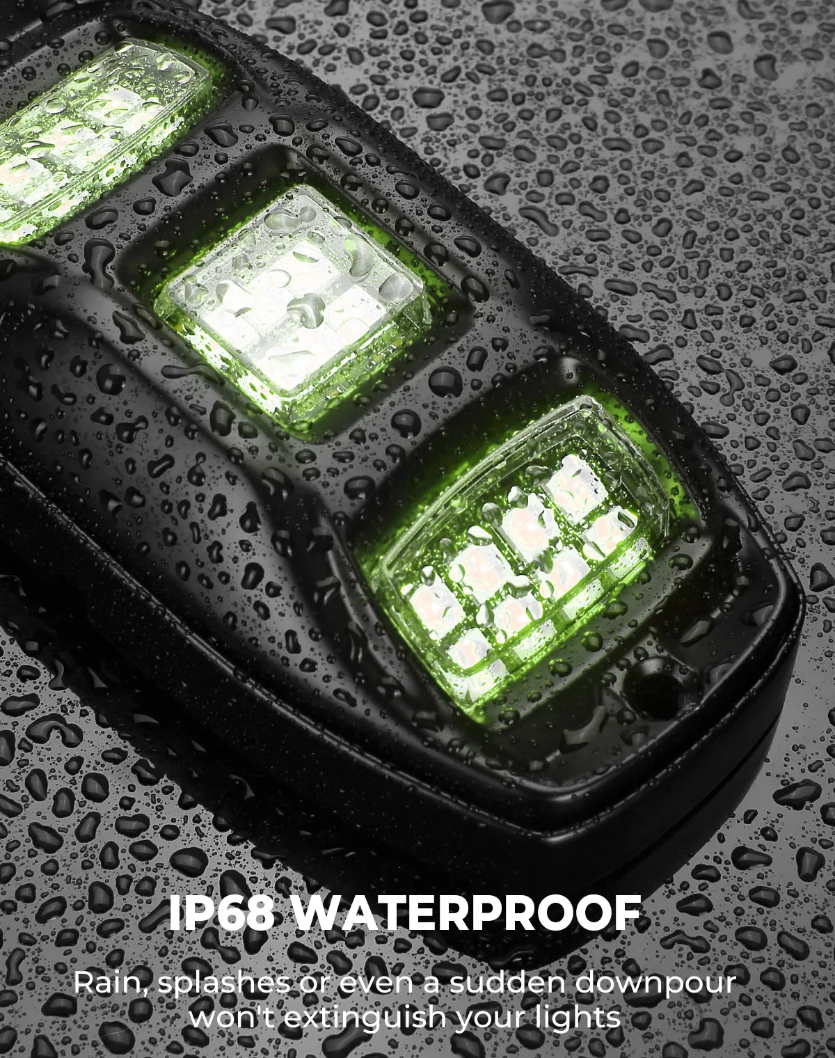 Multicolor 5050 LED Rock Lights, IP68 Waterproof for UTV & SXS
