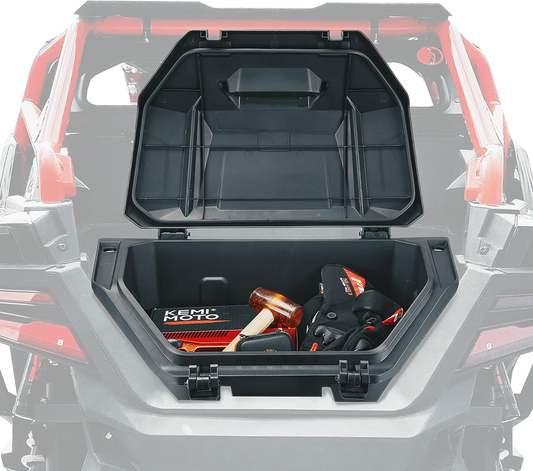 KEMIMOTO Rear Cargo Box with Lockable Latches for Polaris RZR Pro R (2022–2026)