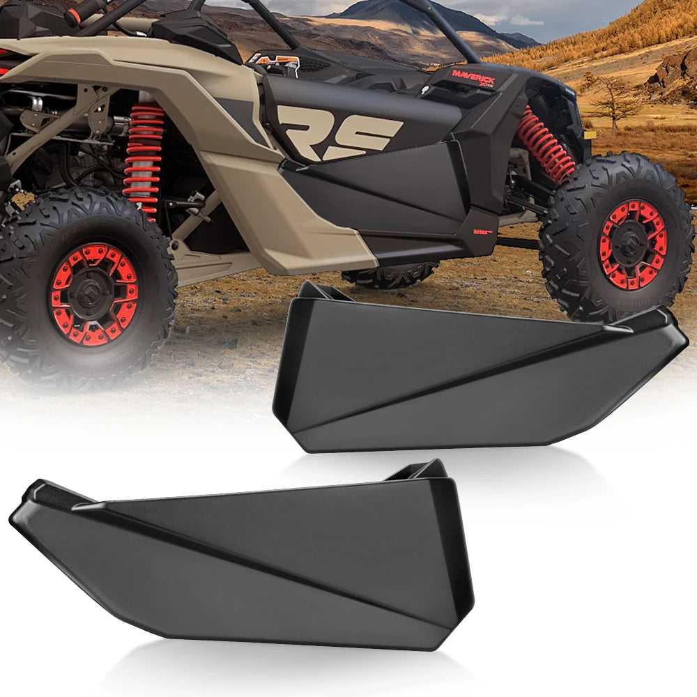 2-Door Lower Door Panels with Metal Frame for Can-Am Maverick X3 (2017–2025)