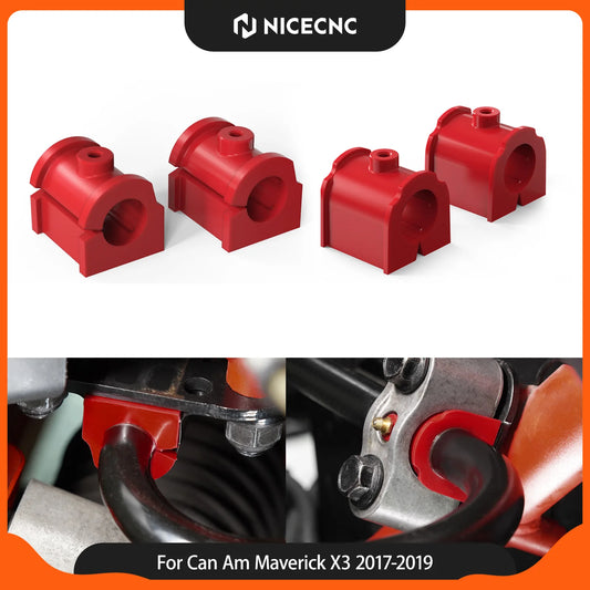 NICECNC Front & Rear Sway Bar Bushings for Can-Am Maverick X3 (2017–2024)