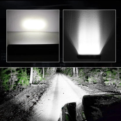 12-Inch Slim Single-Row LED Light Bar with Wiring Kit for Polaris Ranger XP 1000 (2017–2026)