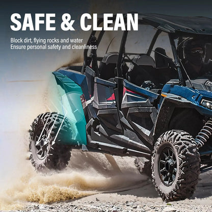 Extended Fender Flares with Mud Flaps for Polaris RZR XP 1000 (2014–2022)