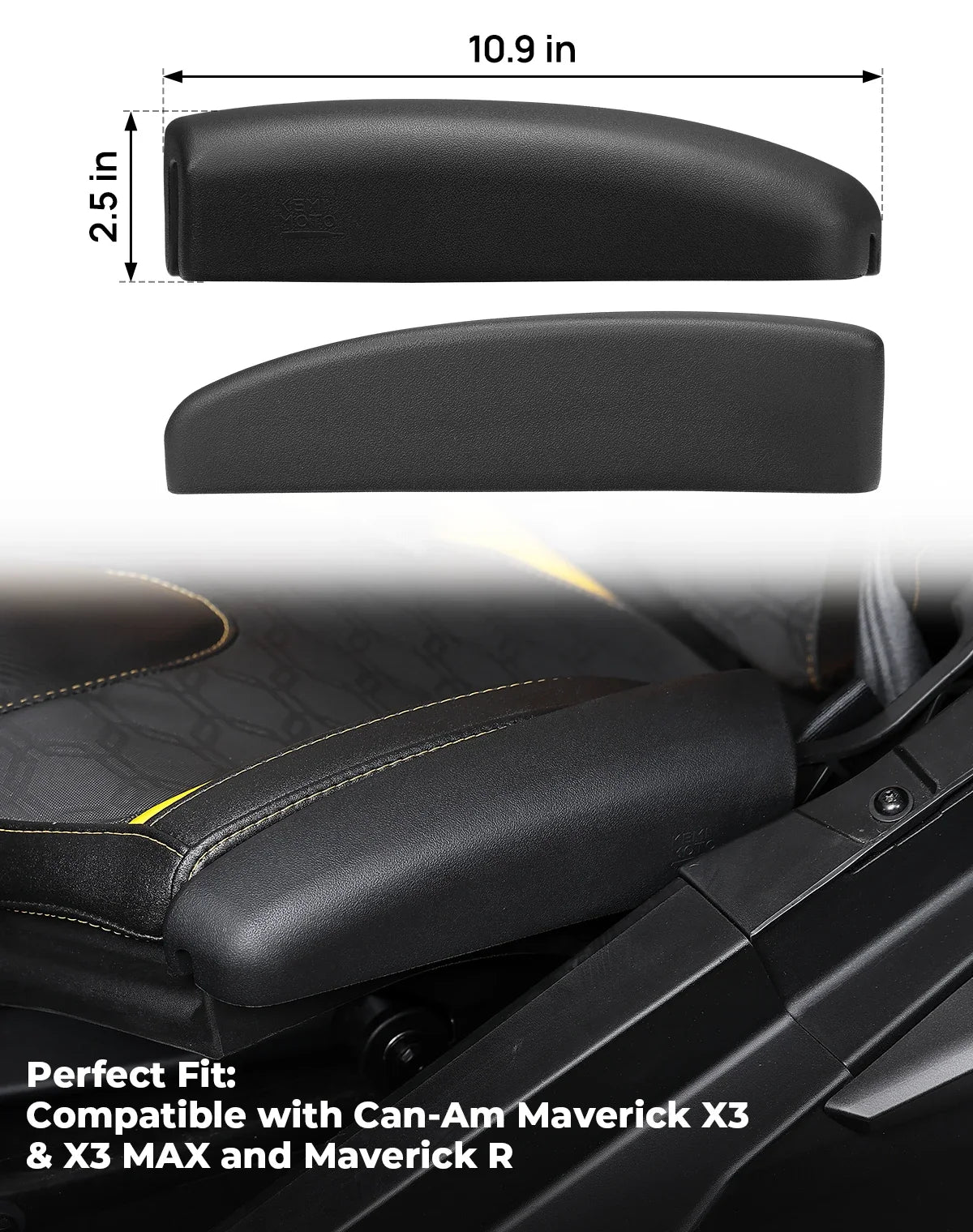 PU Foam Seat Side Thigh Pads for Can-Am Maverick X3 & Maverick R