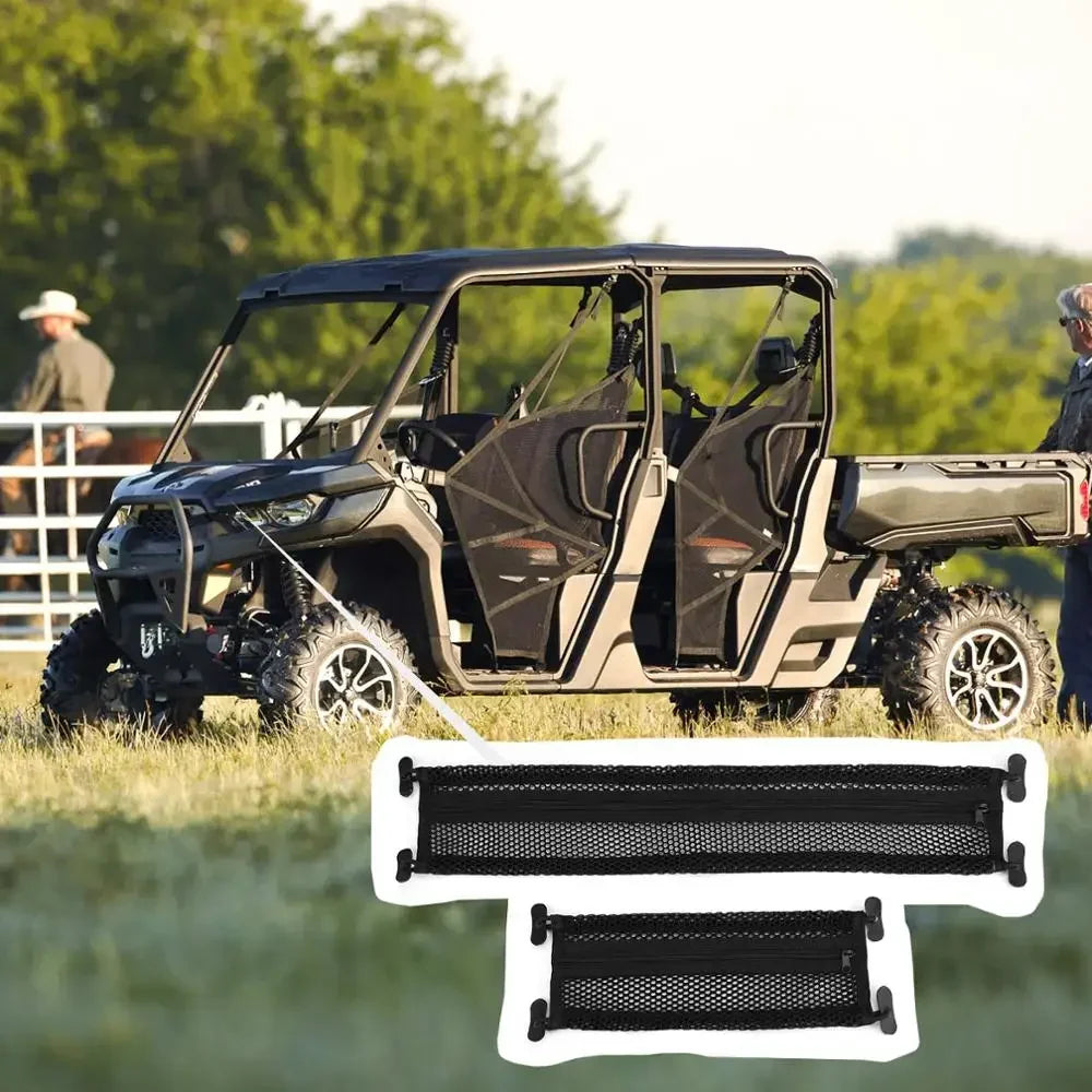 Front & Rear Dash Storage Basket with Nets for Can-Am Defender (2016–2026)