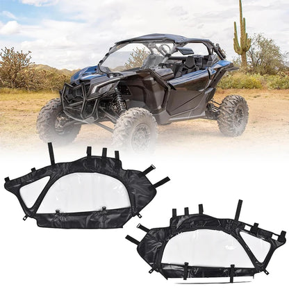 Clear Soft Side Windows, Dustproof and Waterproof for Can-Am Maverick X3 (2017–2025)