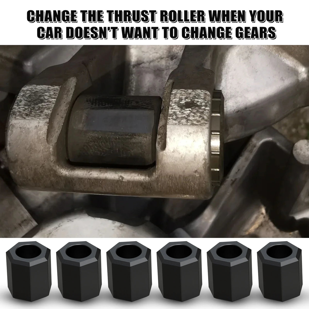 NICECNC 6-Piece Clutch Thrust Roller Set for Can-Am Maverick X3, Maverick Trail & Commander