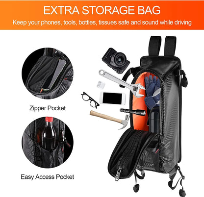 Center Seat Storage Bag with Tool Pouch for UTV & SXS