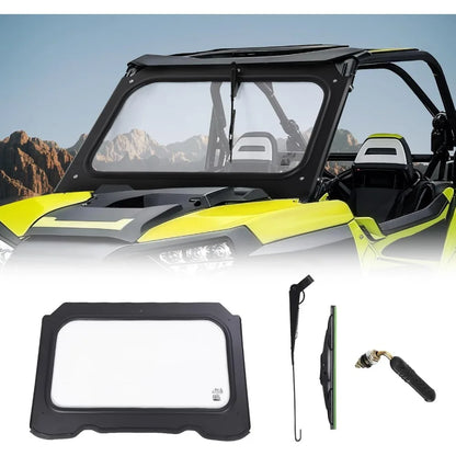 Front Windshield with Manual Wiper, DOT for Polaris RZR XP 1000, RZR XP Turbo & More