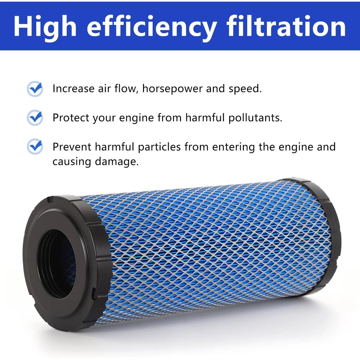 Engine Air Filter (2-Pack) for Polaris General, RZR 900 & RZR Trail