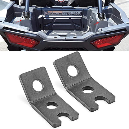 LED Whip and Light Pod Mount Brackets (Pair) for Polaris RZR XP 1000, RZR XP Turbo & RZR 900
