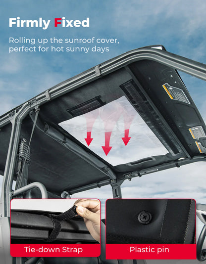 Water-Resistant Canvas Soft Roof Top for Can-Am Defender (2017–2026)