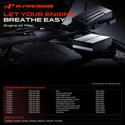 Engine Air Filter Element for Polaris RZR XP 1000