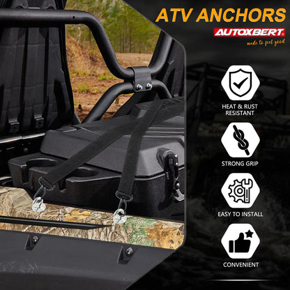 Cargo Tie-Down Anchors (6-Pack) for Polaris Ranger 570, Ranger XP 1000 & More