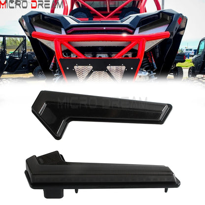 12V LED Tail Lights with Brake and Turn Signal Flash for Polaris RZR XP Turbo (2018–2021)