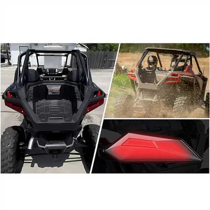 Clear LED Rear Side Marker Lights for Polaris RZR Pro XP (2020–2024)
