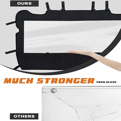 Clear Rear Back Window Panel for Polaris RZR XP 1000 & RZR XP Turbo