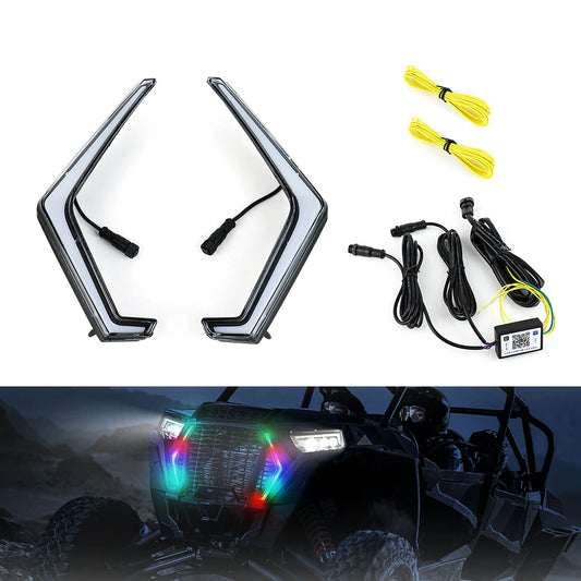 LED Front Accent Turn Signal Lights for Polaris RZR XP 1000 & RZR XP Turbo