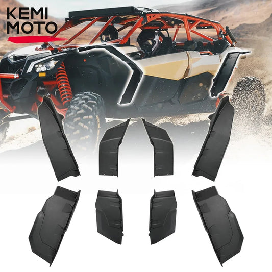 8.9-Inch Widened Front and Rear Fender Flares for Can-Am Maverick X3 (2017–2026)