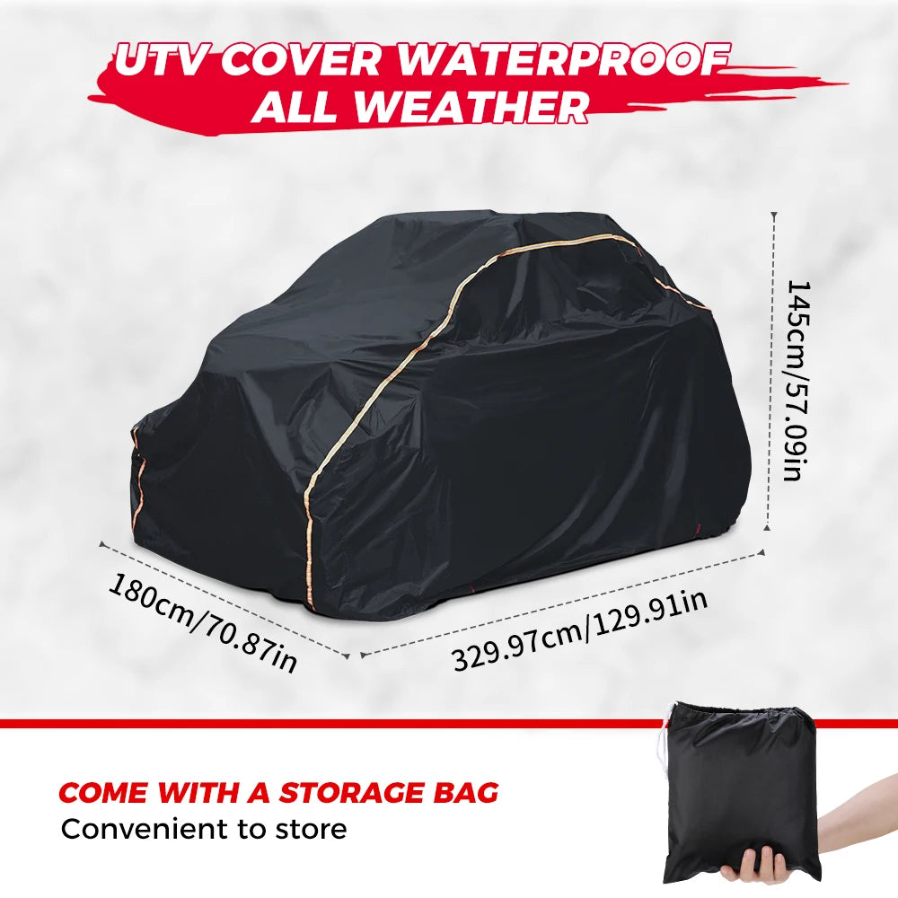 Heavy-Duty 2-Seat UTV Storage Cover for Polaris RZR Pro XP & Can-Am Commander