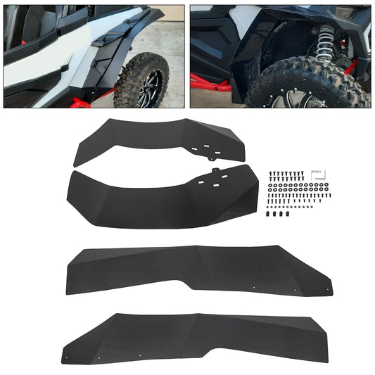 Extended Fender Flares with Mud Flaps for Polaris RZR XP 1000 (2014–2022)