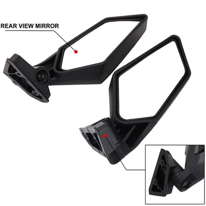Adjustable Side View Rearview Mirrors for Can-Am Maverick X3 (2017–2021)