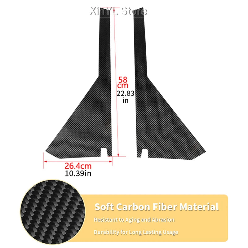 Carbon Fiber Front Fender Trim for Polaris RZR Pro XP (2021–2026)