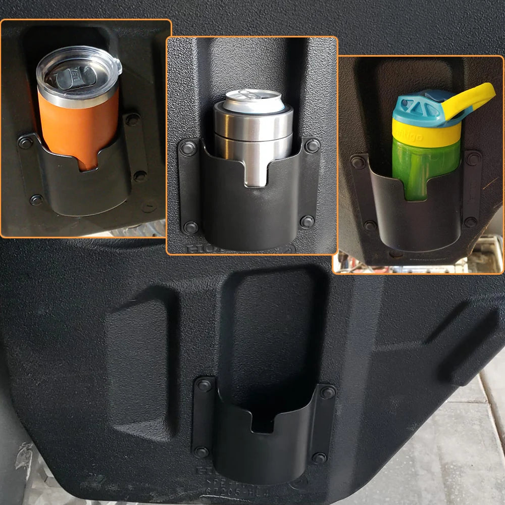 Door-Mount Bottle and Cup Holders for Honda Pioneer 700 & Pioneer 1000