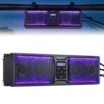 RGB Sound Bar for 1.5–2.25 Inch Roll Bars for UTV & SXS