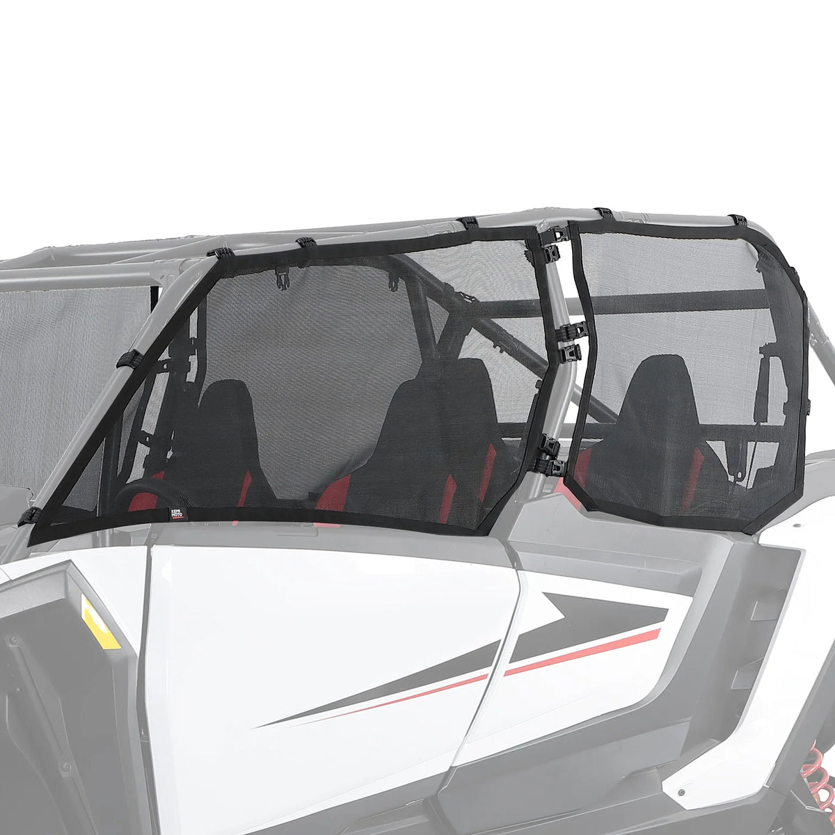 KEMIMOTO Front and Rear Side Mesh Window Nets for Polaris RZR XP 1000