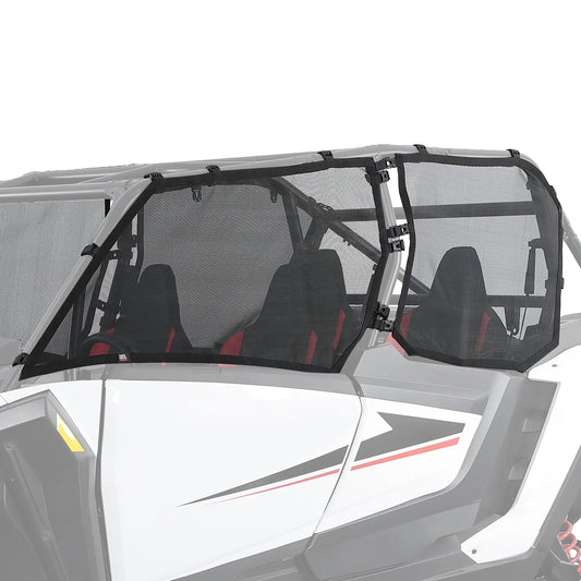 KEMIMOTO Front and Rear Side Mesh Window Nets for Polaris RZR XP 1000