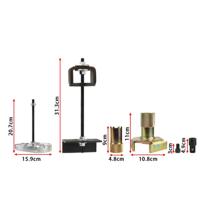 Complete Primary & Secondary Clutch Compression Tool Kit for Polaris RZR 900, RZR XP 1000 & More