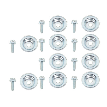 Stainless Steel Skid Plate Washer Bolts (10-Pack) for Polaris RZR 570, RZR 900 & More