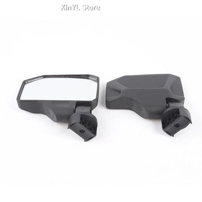 Carbon Fiber Style Bar End Side Mirrors (2-Piece) for UTV & SXS