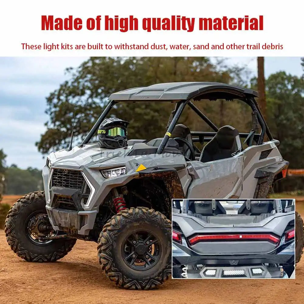 Center Tail Light and Front Fang Light Kit for Polaris RZR XP 1000 & RZR XP Turbo