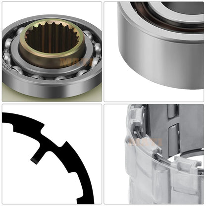 Front Differential Rebuild Kit with Output Hub for Polaris RZR 570, RZR 900 & More