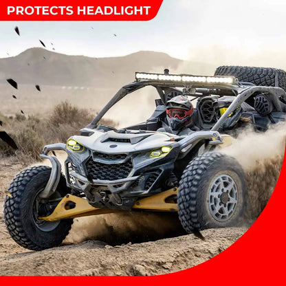 Headlight Trim Panel Covers and Support Brackets (Pair) for Can-Am Maverick R (2024–2026)