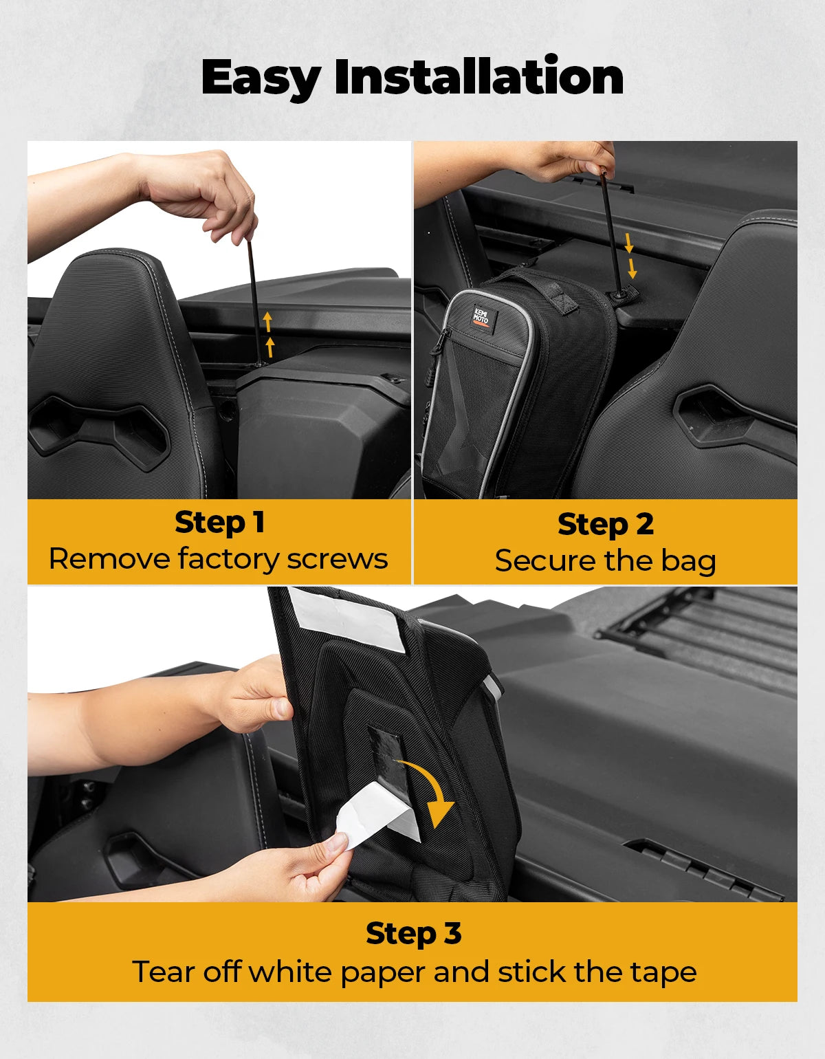 Center Console Storage Bag, 6 L for CFMOTO ZForce 800 & ZForce 950