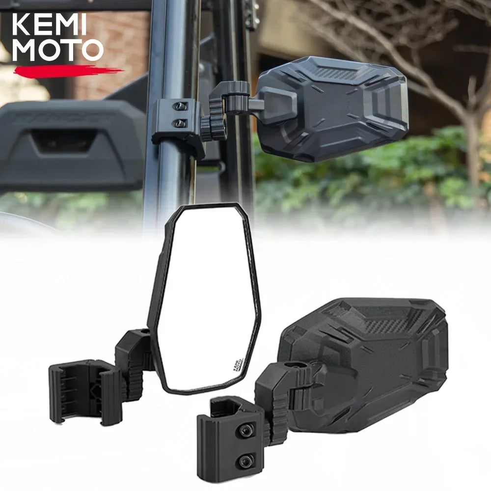 KEMIMOTO Adjustable Side Rearview Mirrors for Polaris Ranger 570, Ranger XP 900 & More