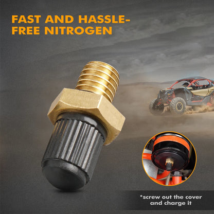 NICECNC Nitrogen Shock Schrader Valves for UTV & SXS