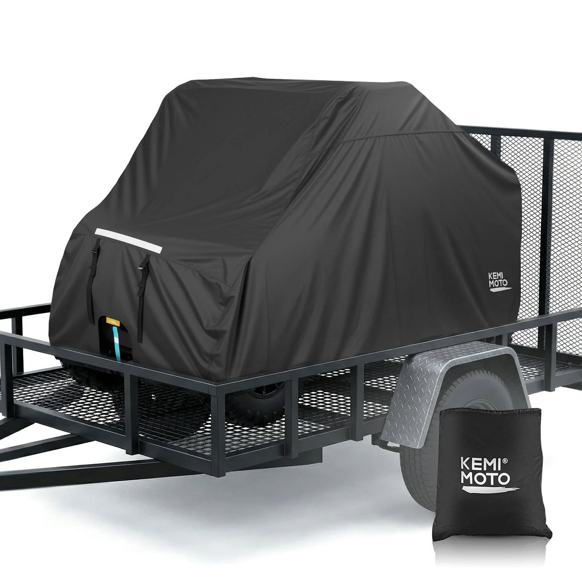 KEMIMOTO Heavy-Duty Trailerable 2-Seat Cover, 600D for UTV & SXS