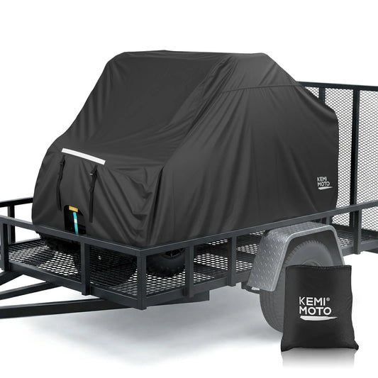 KEMIMOTO Heavy-Duty Trailerable 2-Seat Cover, 600D for UTV & SXS