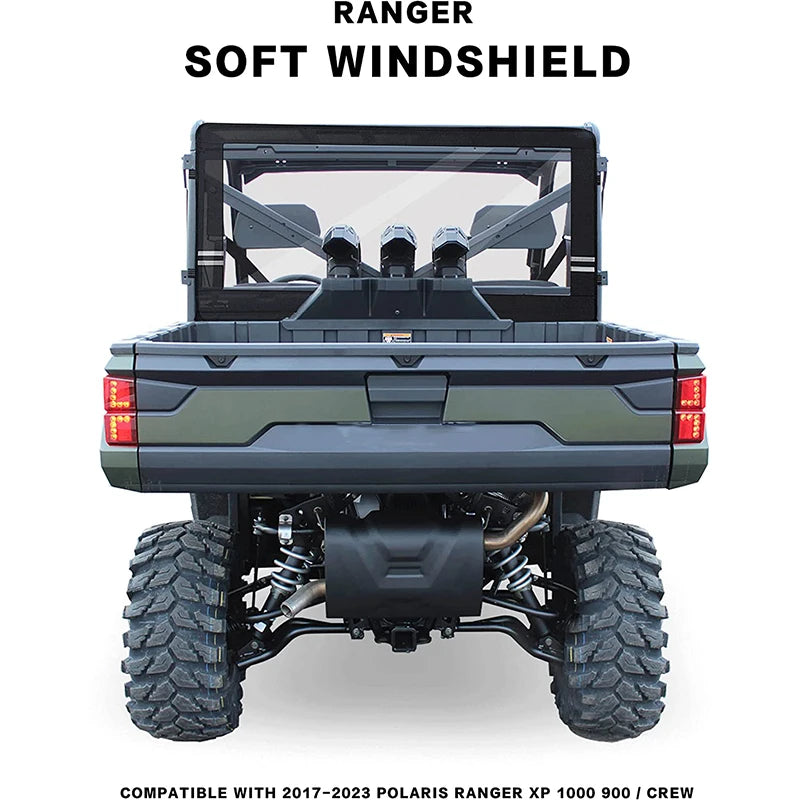 PVC Waterproof Rear Window Panel for Polaris Ranger XP 1000 & Ranger XP 900