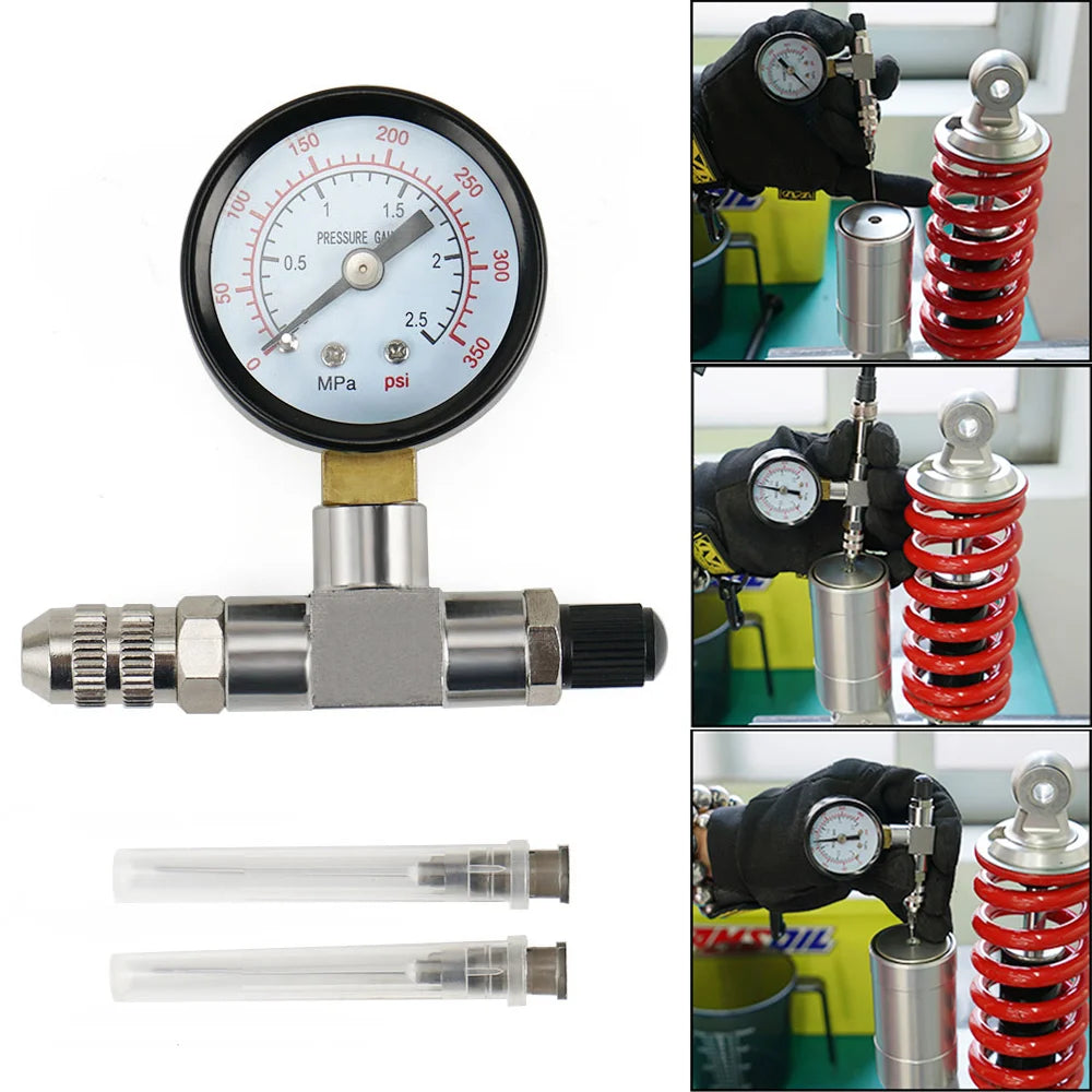 Shock Nitrogen Fill Needle & Gauge Kit for UTV & SXS