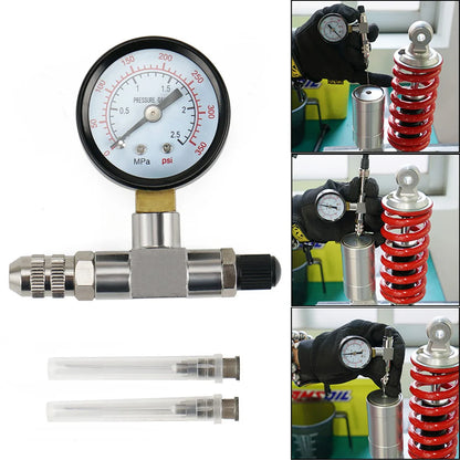Shock Nitrogen Fill Needle & Gauge Kit for UTV & SXS