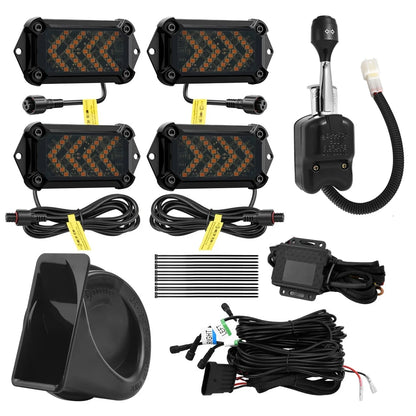 Street Legal Turn Signal Kit with 110dB Horn for UTV & SXS
