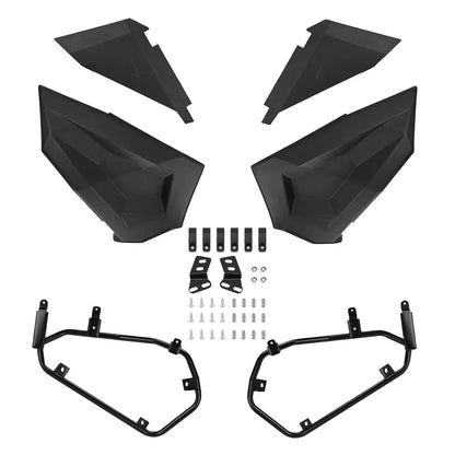 Lower Door Panel Inserts with Frame for Polaris RZR XP 1000, RZR XP Turbo & RZR Trail