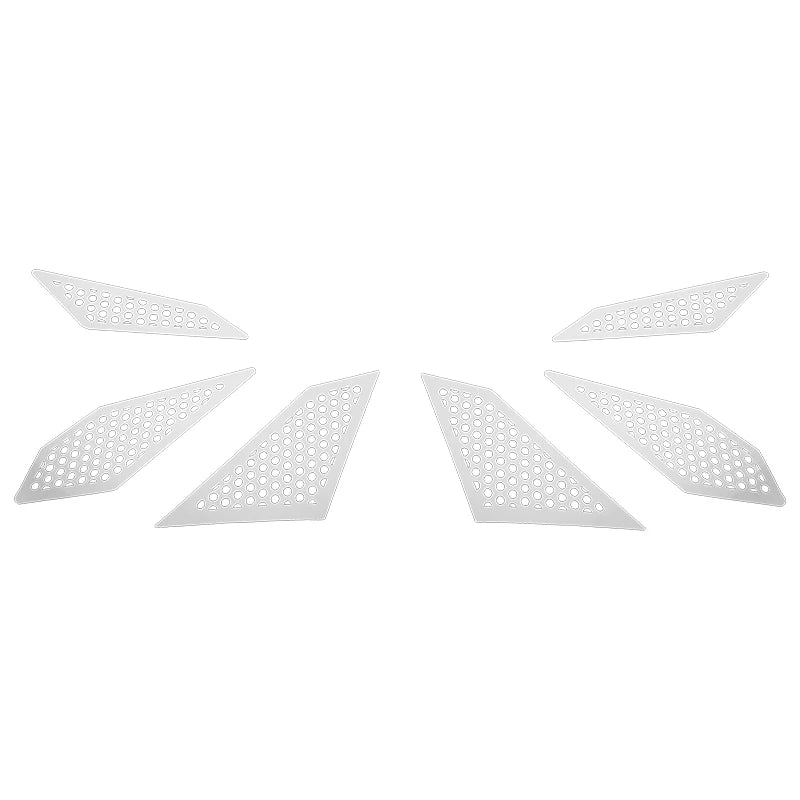 Stainless Steel Air Intake & Clutch Vent Grill Covers for Polaris RZR Pro XP (2021–2026)