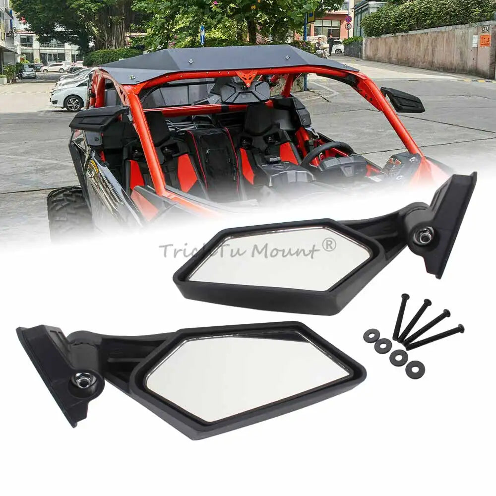 180/360° Adjustable Side Rearview Mirrors for Can-Am Maverick X3 (2017–2024)