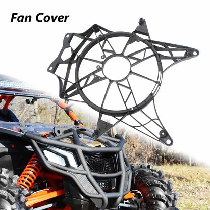 Radiator Fan Cover and Mounting Frame Assembly for Can-Am Maverick X3 (2017–2024)